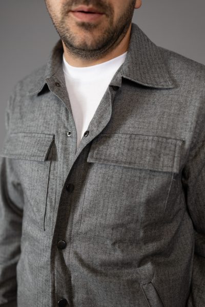 Unipol - Overshirt - Grey - Image 6